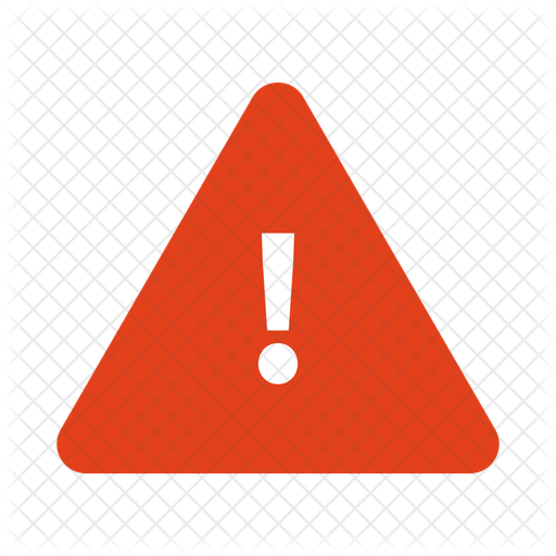 Warning triangle icon